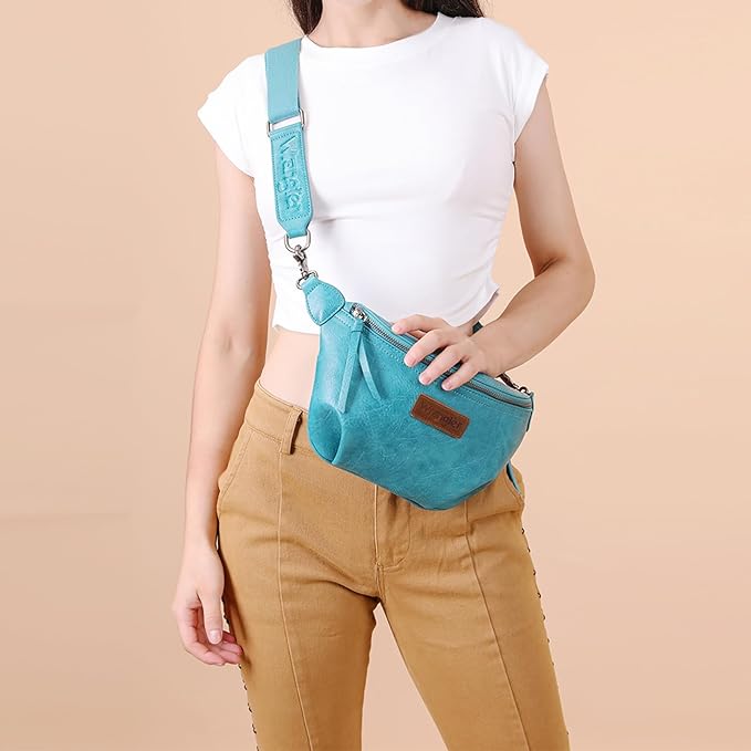 Wrangler Vintage Bum Bag - Turquoise