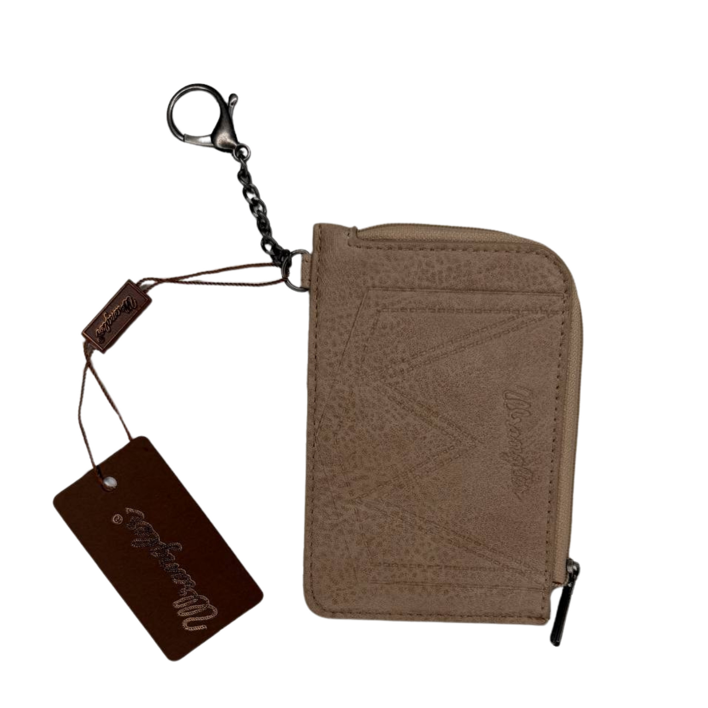 Wrangler Leopard Print Mini Zip Card Holder