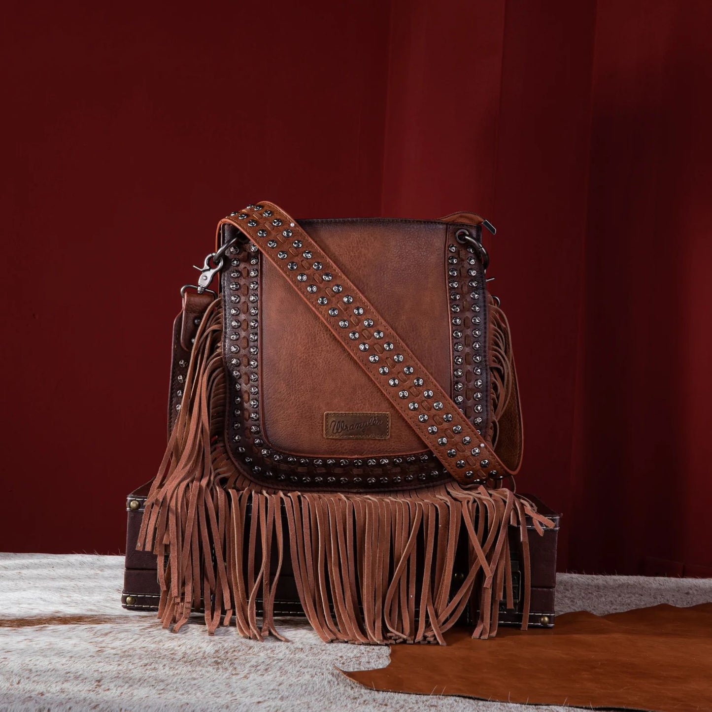 Wrangler Fringe Concealed Carry Crossbody Bag
