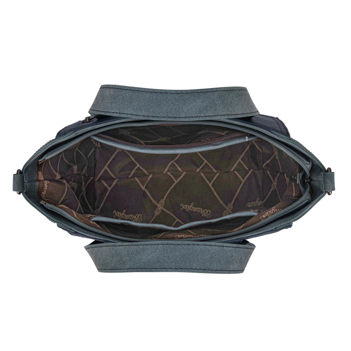 Wrangler "W" Stitch Two-Tone Tote or Crossbody