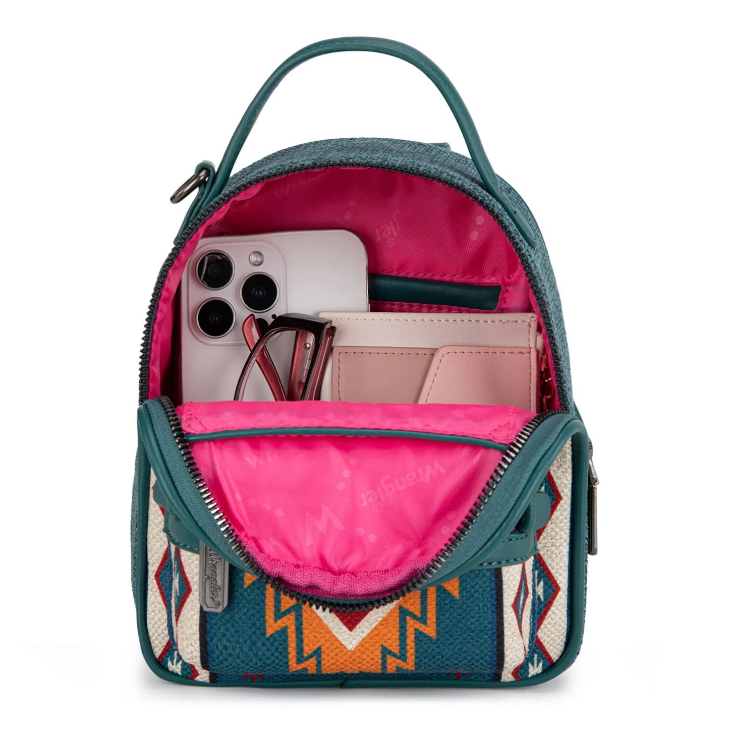 Wrangler Southwestern Knitted Mini Backpack with Coin Pouch
