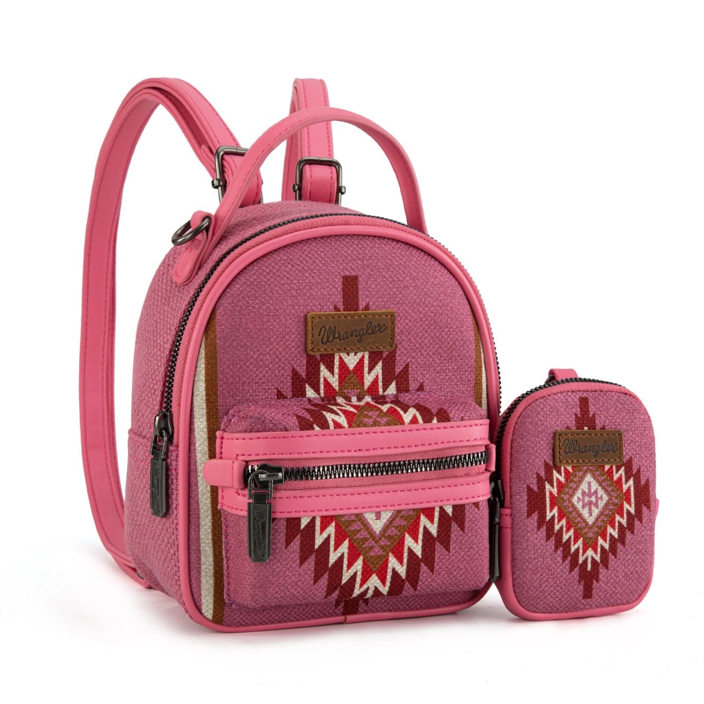Wrangler Southwestern Knitted Mini Backpack With Coin Pouch