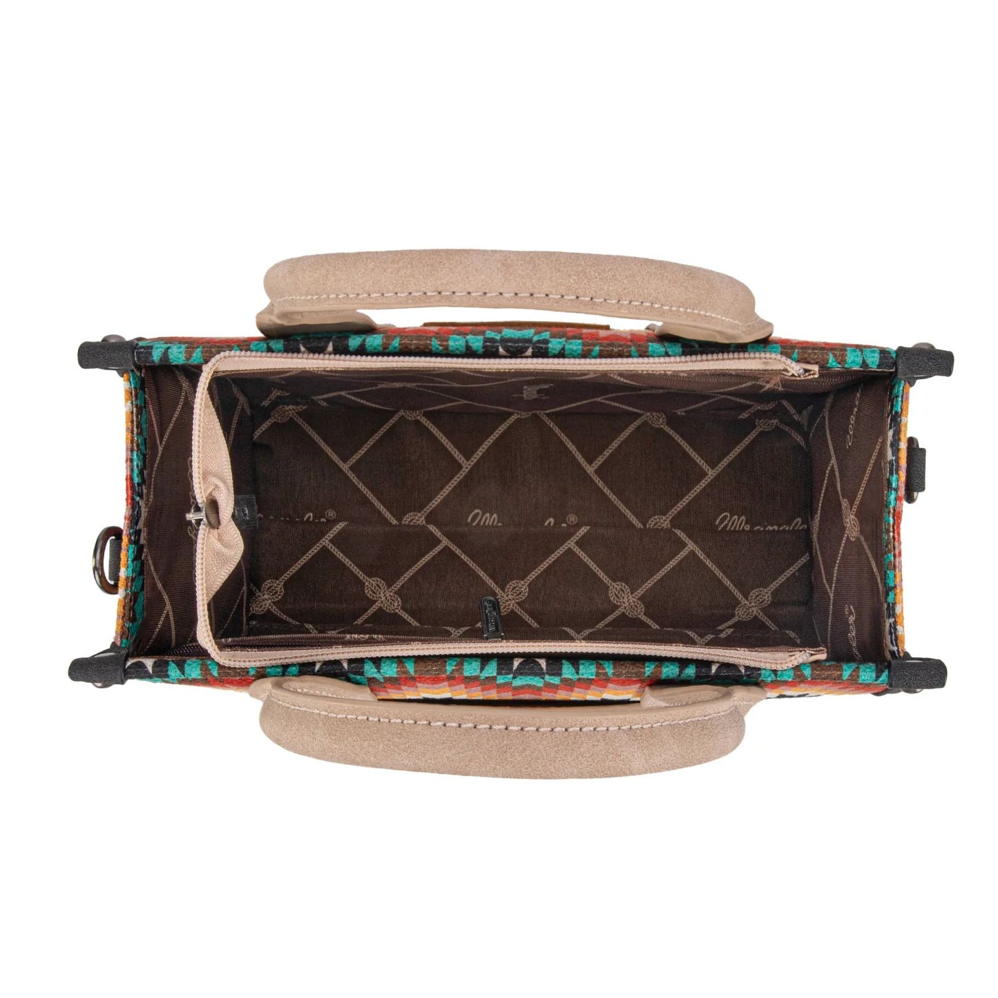 Wrangler Southwestern Pattern Dual Sided Print -Crossbody