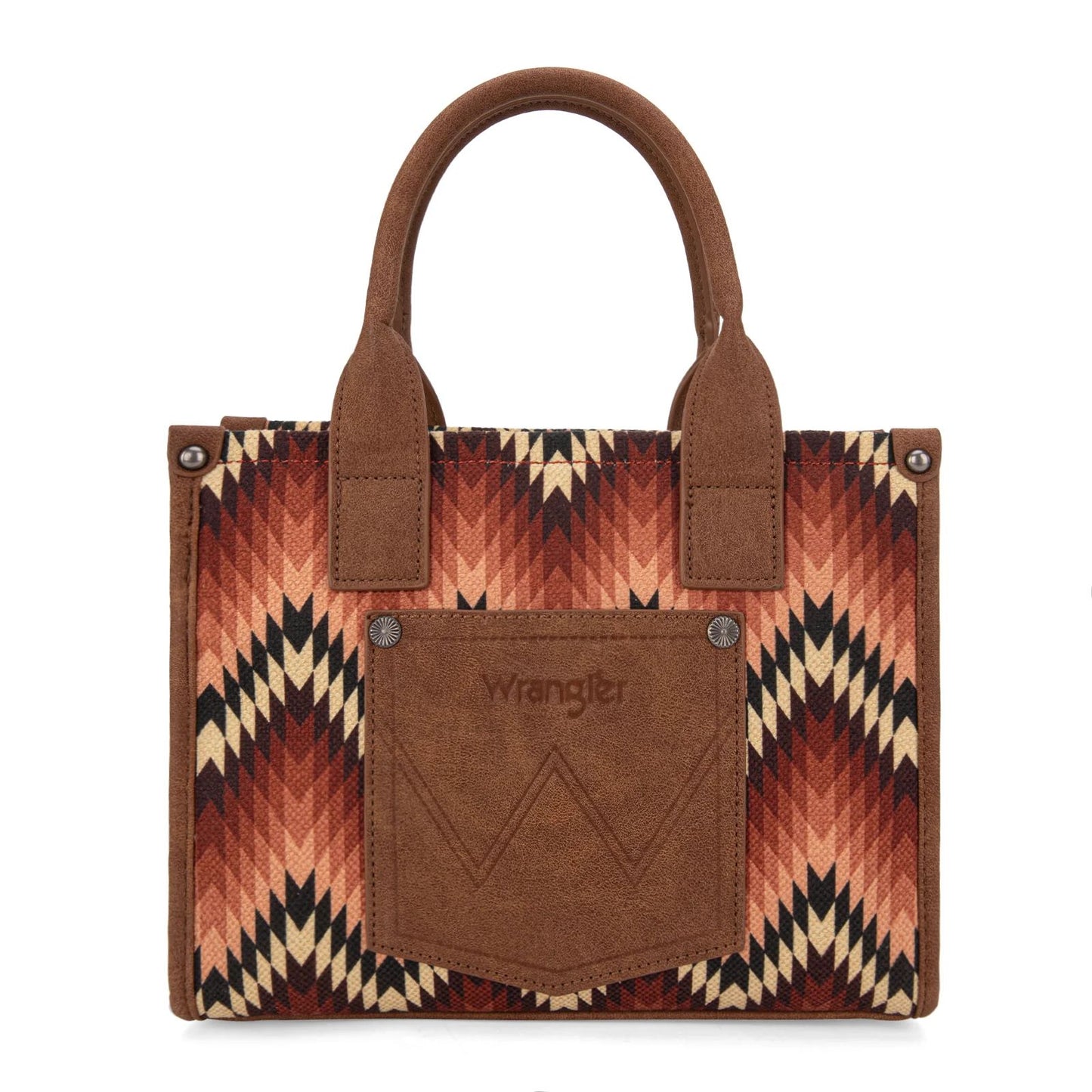 Wrangler Southwestern Pattern Dual Sided Print -Crossbody