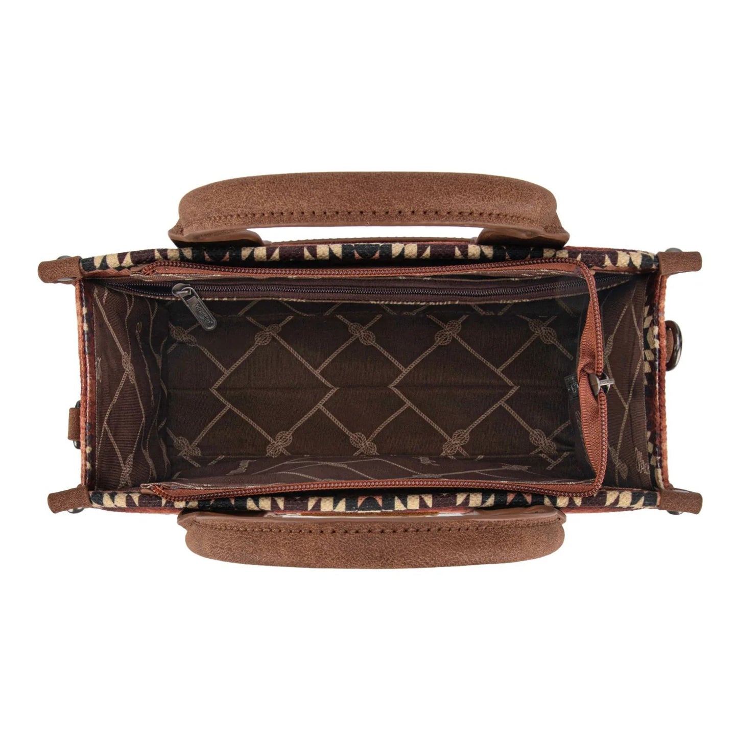 Wrangler Southwestern Pattern Dual Sided Print -Crossbody