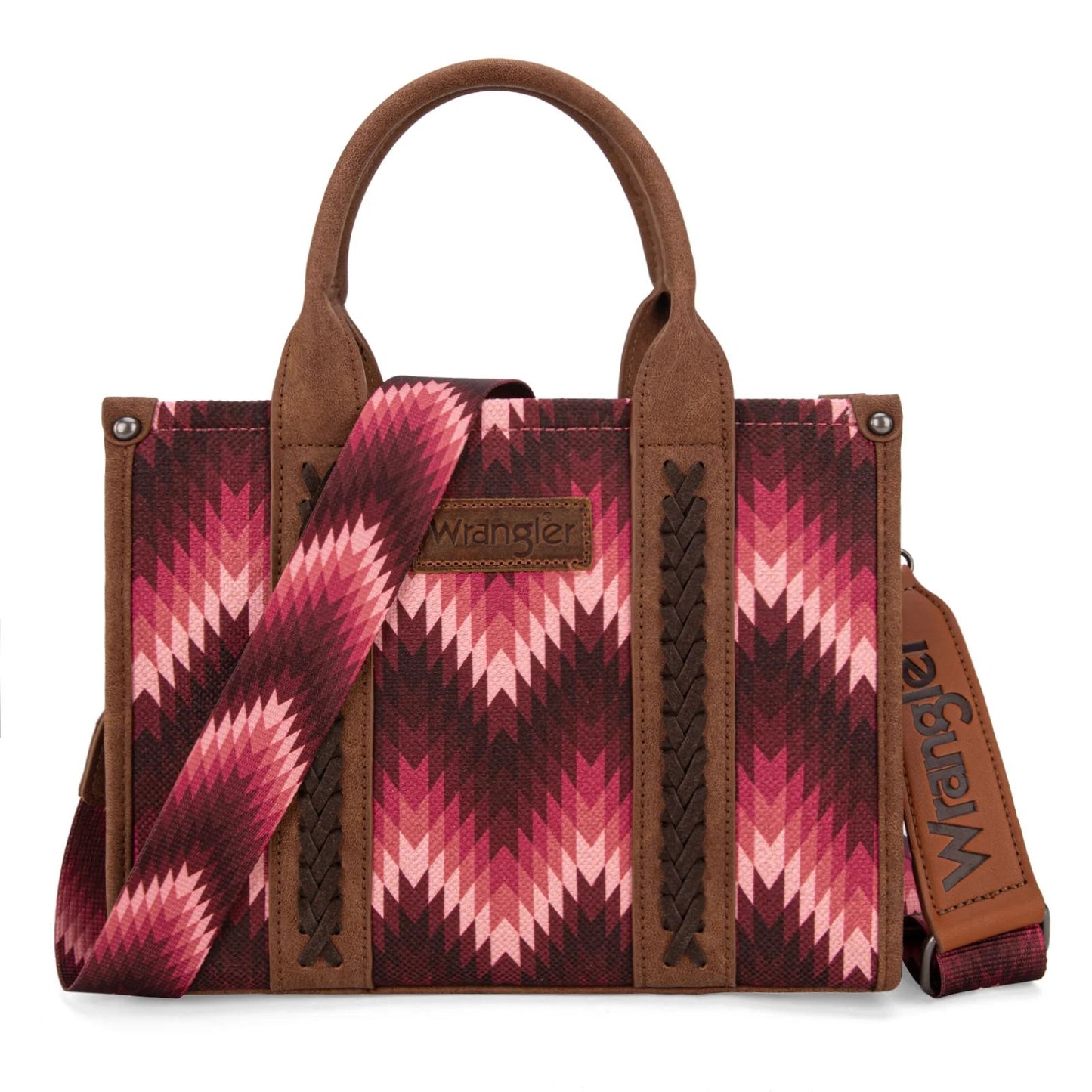 Wrangler Southwestern Pattern Dual Sided Print -Crossbody