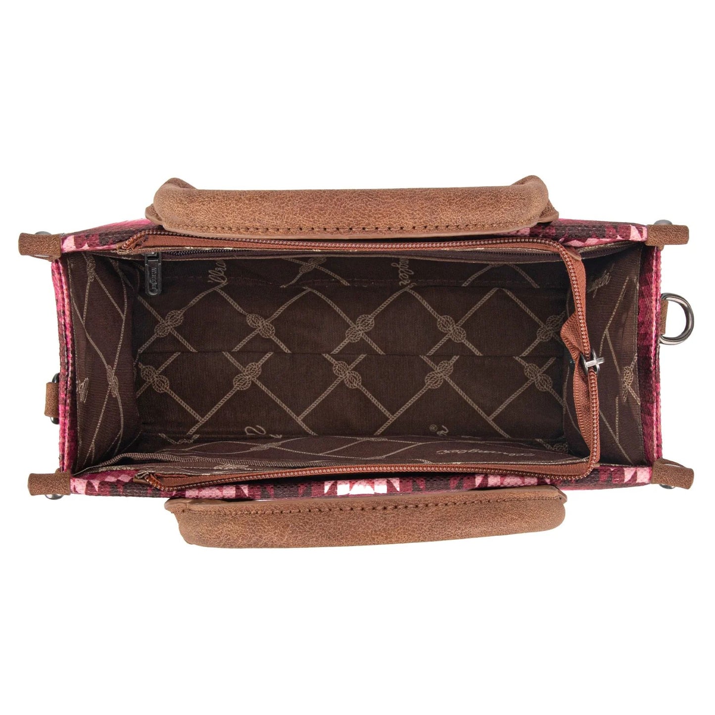 Wrangler Southwestern Pattern Dual Sided Print -Crossbody