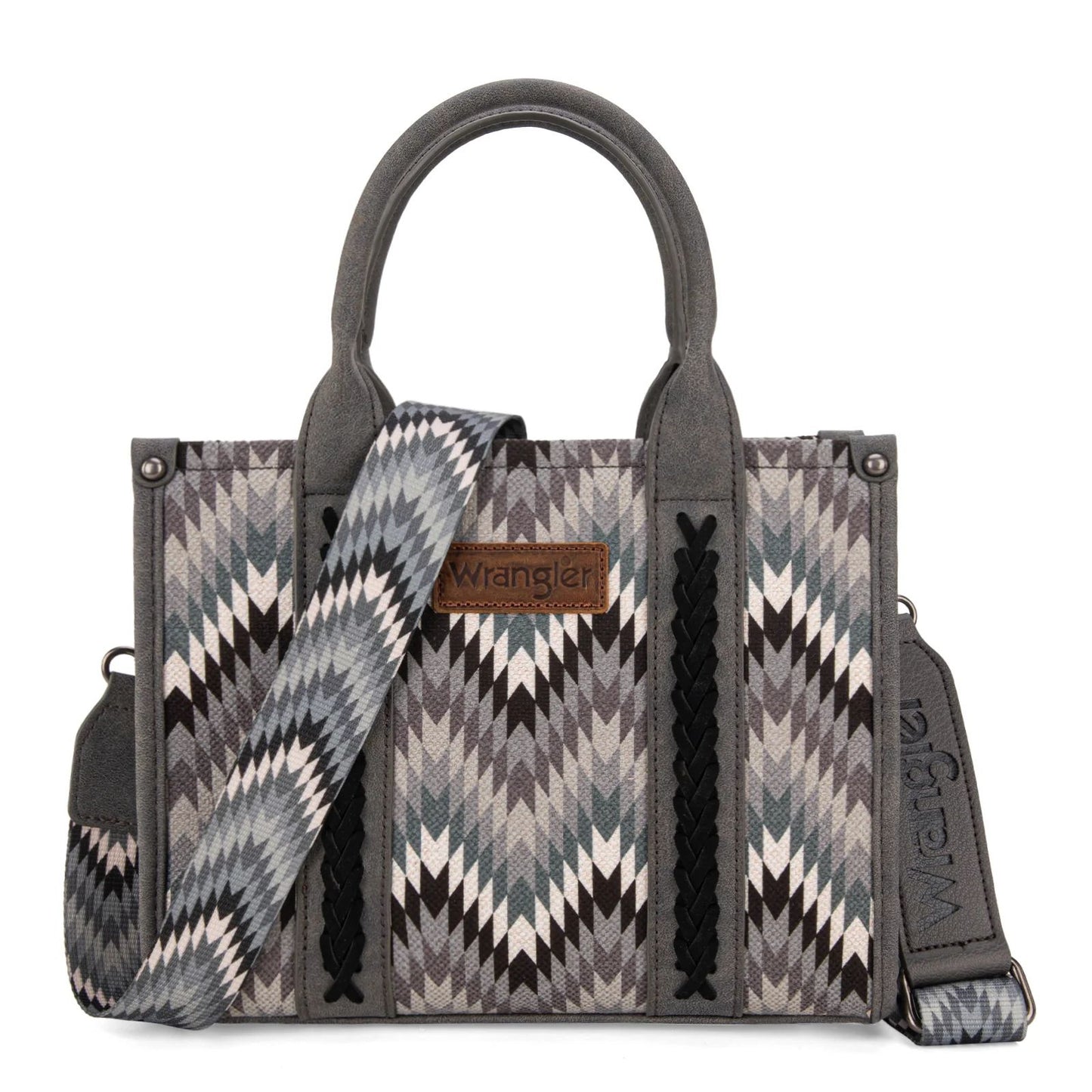 Wrangler Southwestern Pattern Dual Sided Print -Crossbody