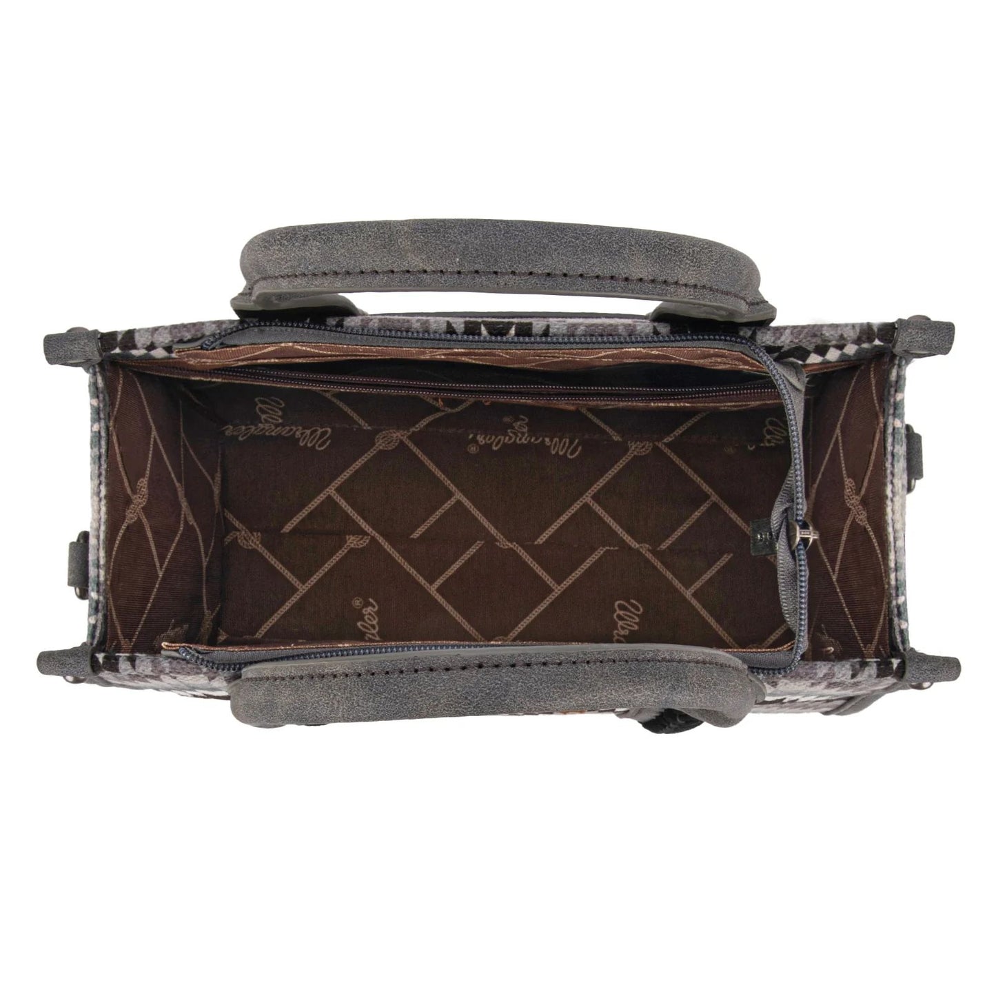 Wrangler Southwestern Pattern Dual Sided Print -Crossbody