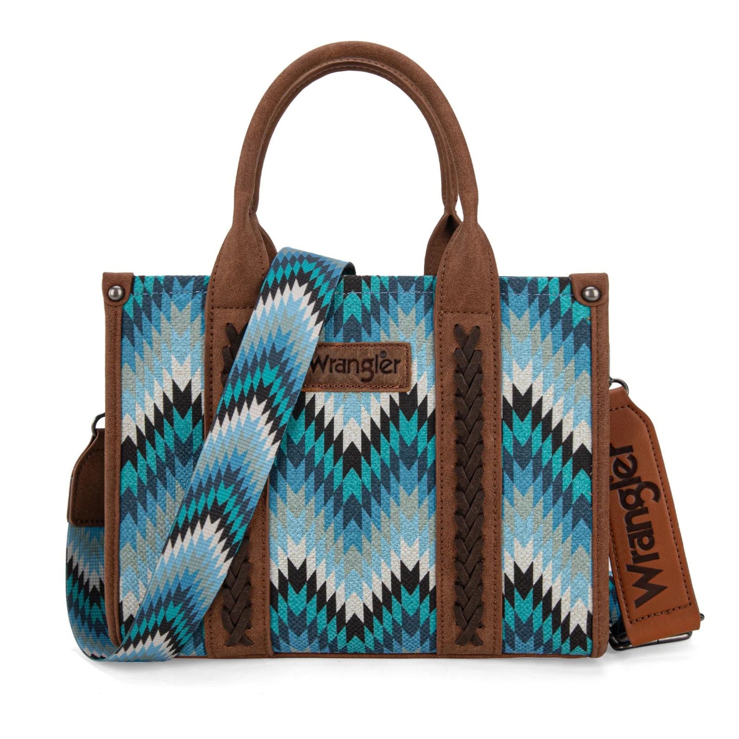 Wrangler Southwestern Pattern Dual Sided Print -Crossbody