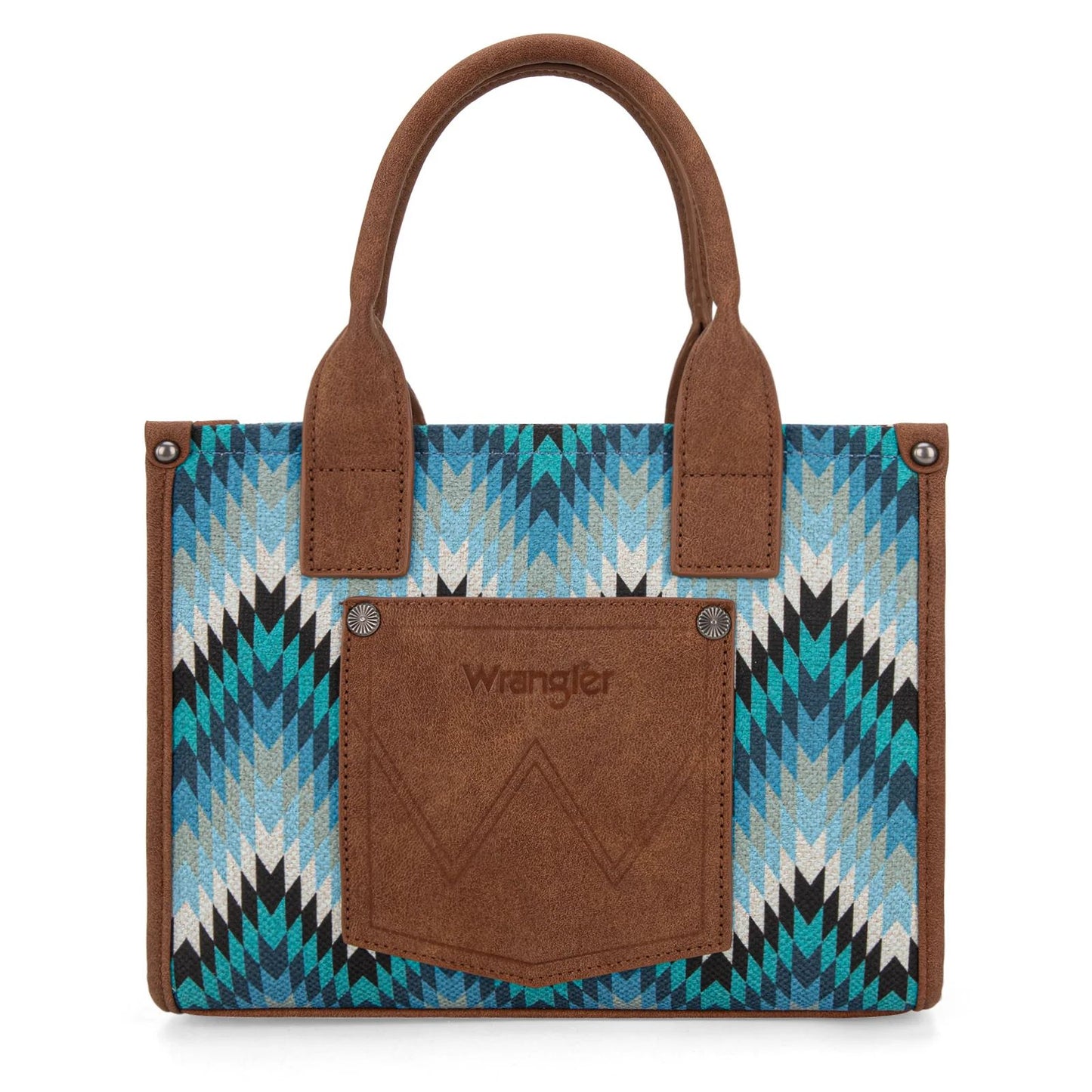 Wrangler Southwestern Pattern Dual Sided Print -Crossbody