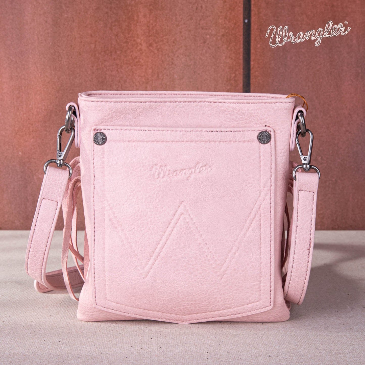 Wrangler Vintage Floral Embossed Fringe Crossbodys