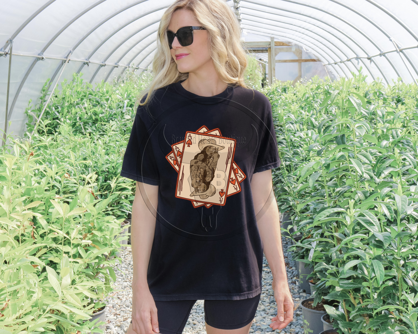 Ace of Spades Cowgirl T-Shirt