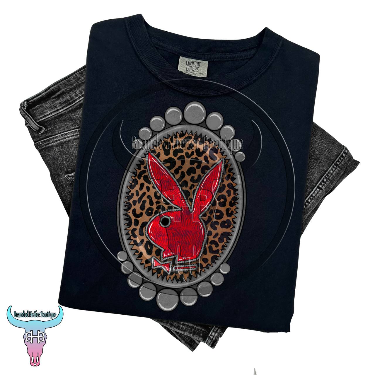 Western Bunny Medallion T-Shirt