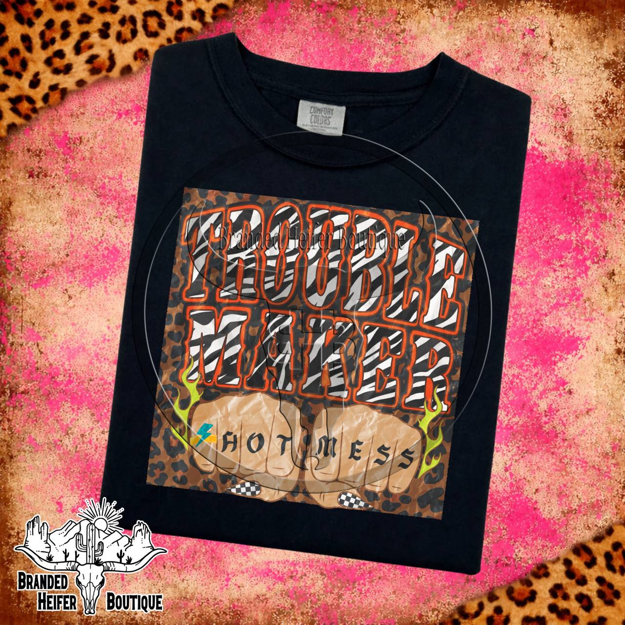 Trouble Maker Hot Mess Tee