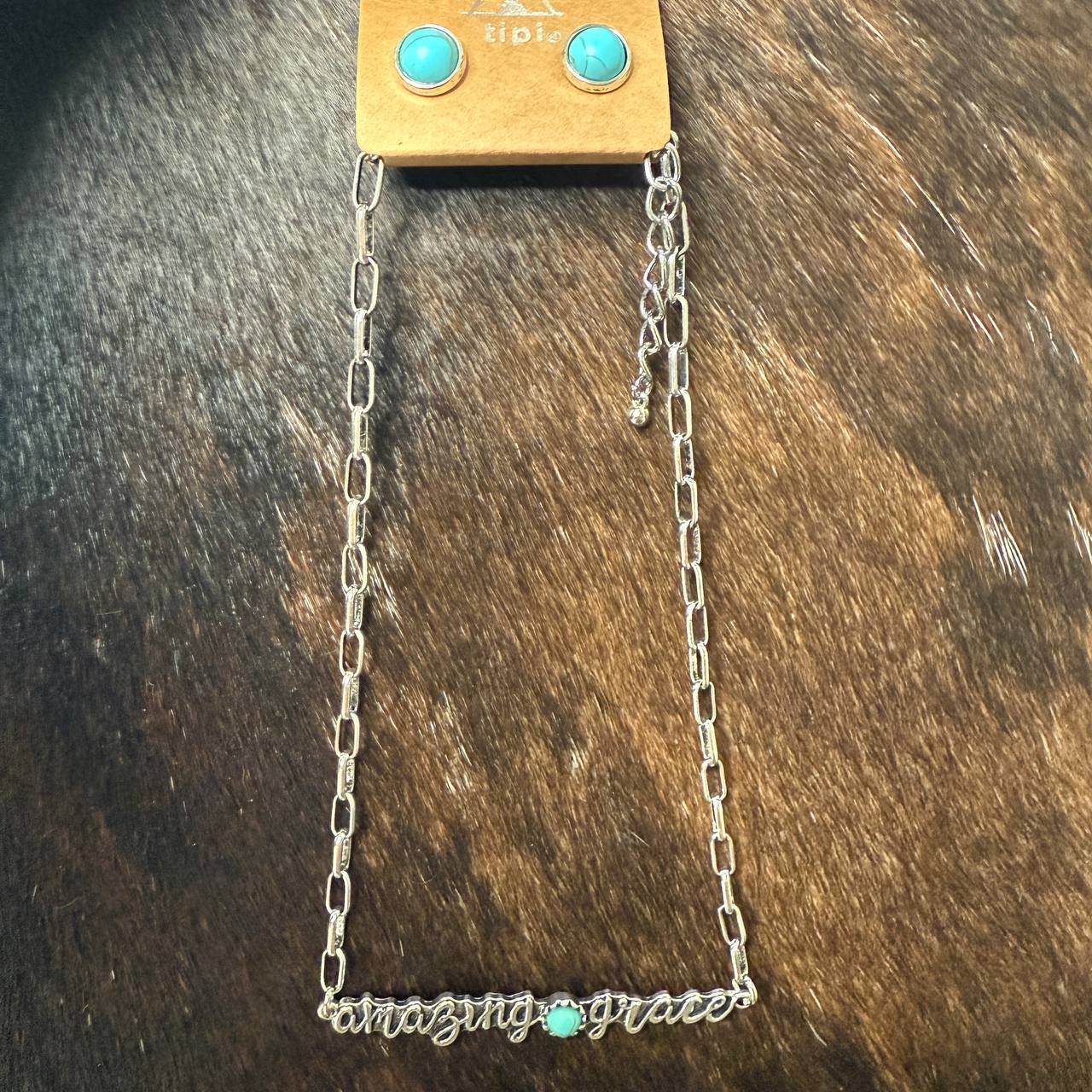 Amazing Grace Necklace & Earring Set