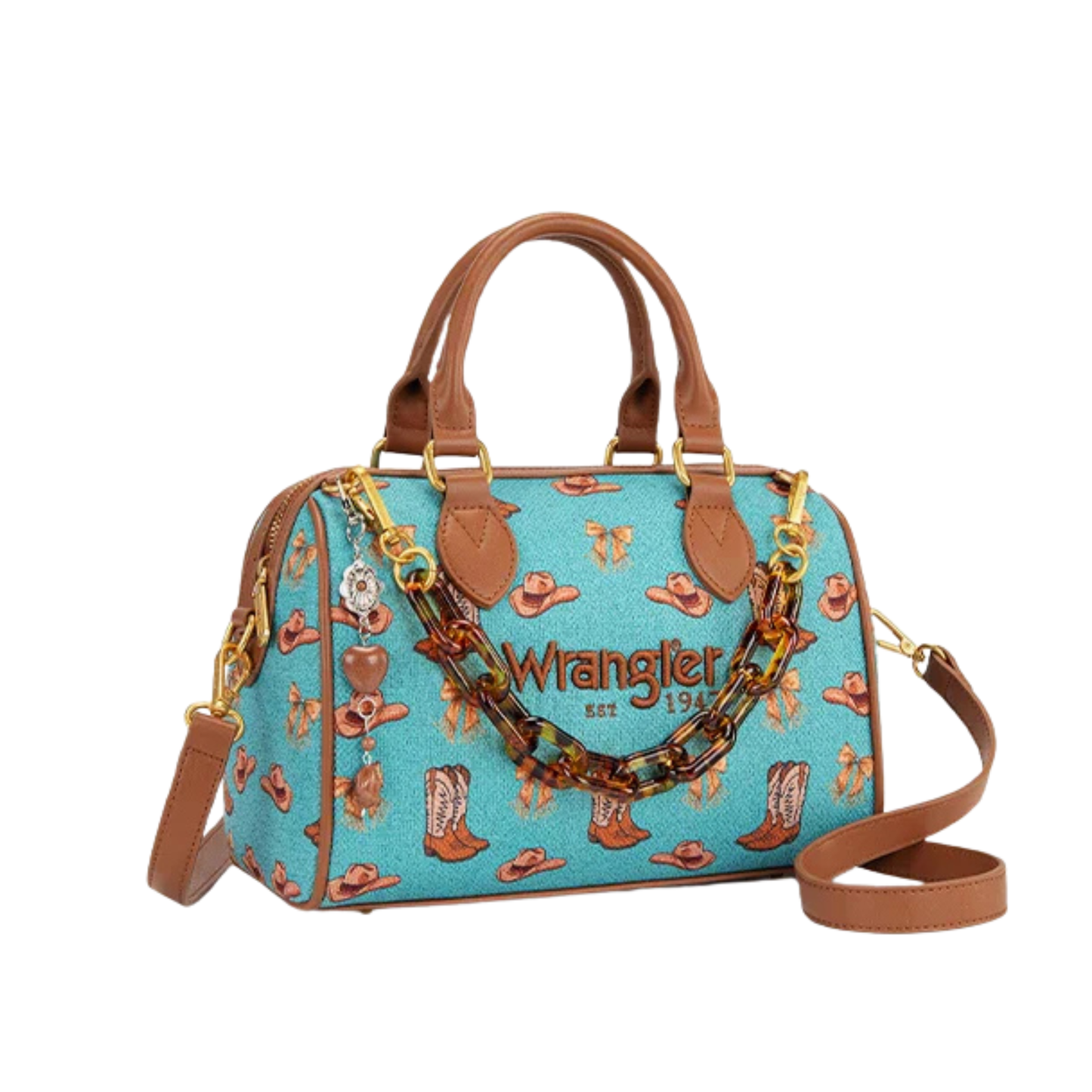 Wrangler Rodeo Icons Western Boston Bag