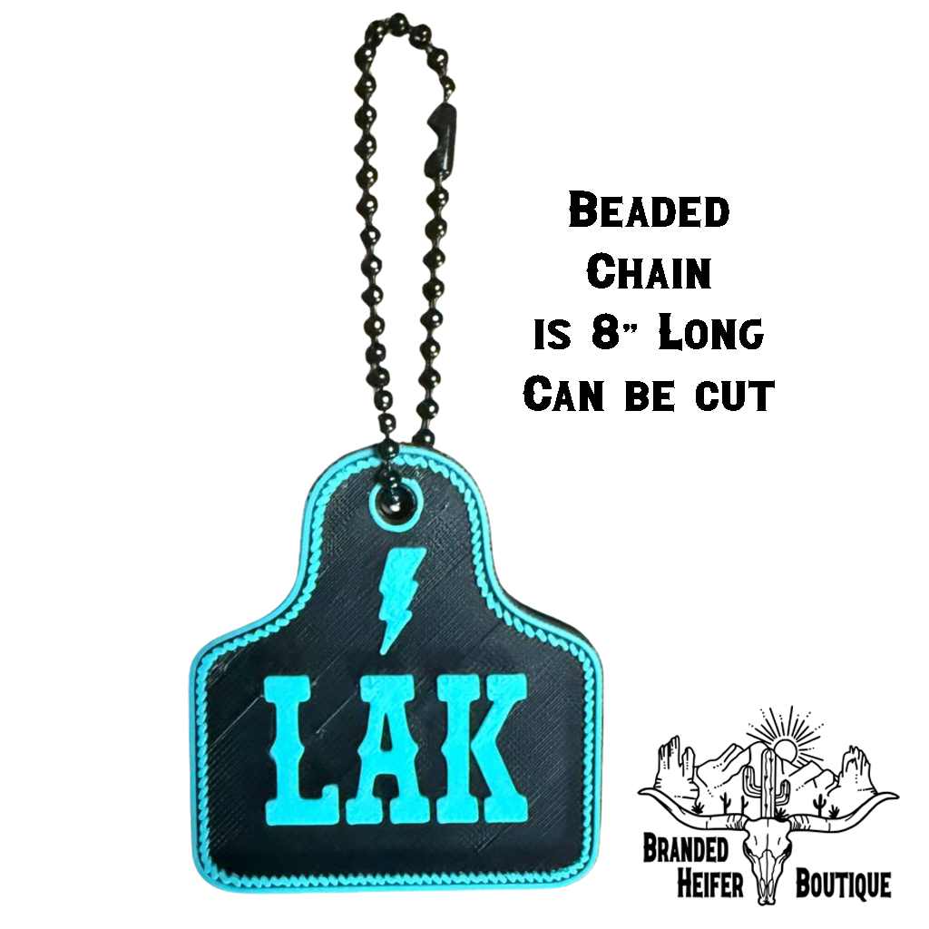 Cow Tag Charm