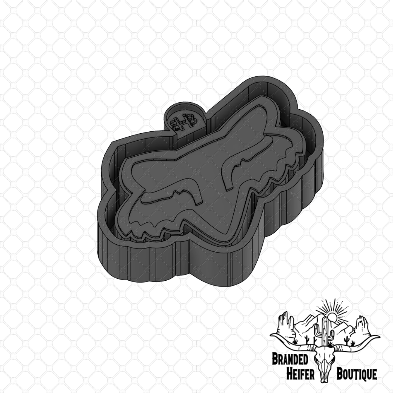 Moto Mama Fox Head Freshie Mold