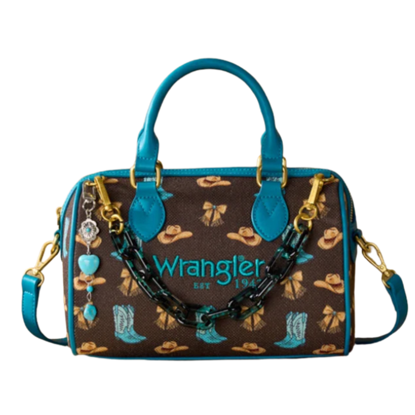 Wrangler Rodeo Icons Western Boston Bag