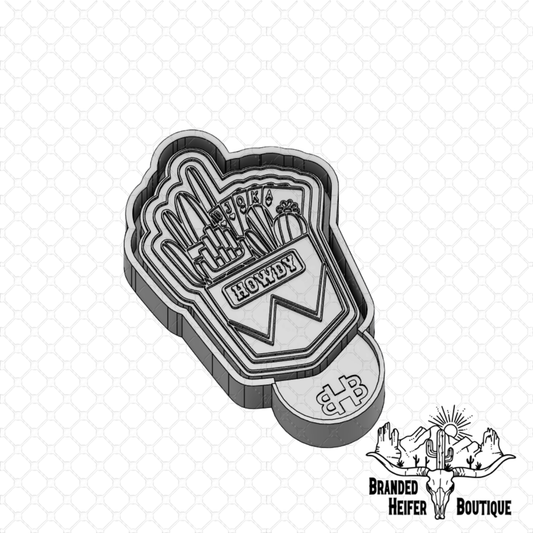 Howdy Pocket Freshie Mold