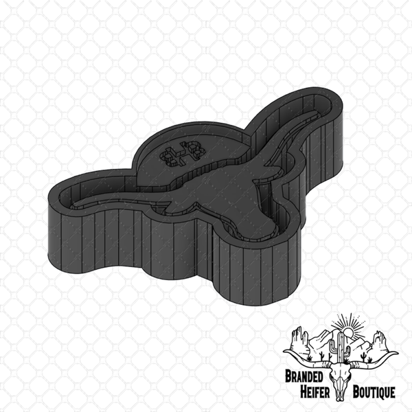 Longhorn Skull Freshie Mold