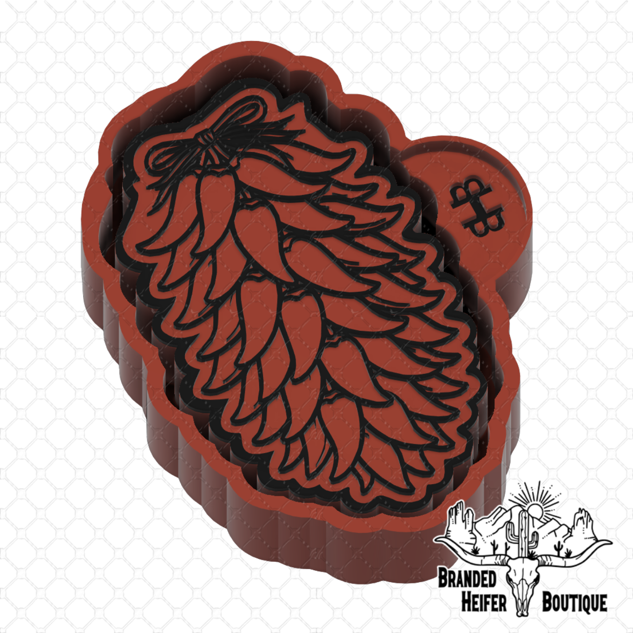 Hanging Chili Ristra Freshie Mold