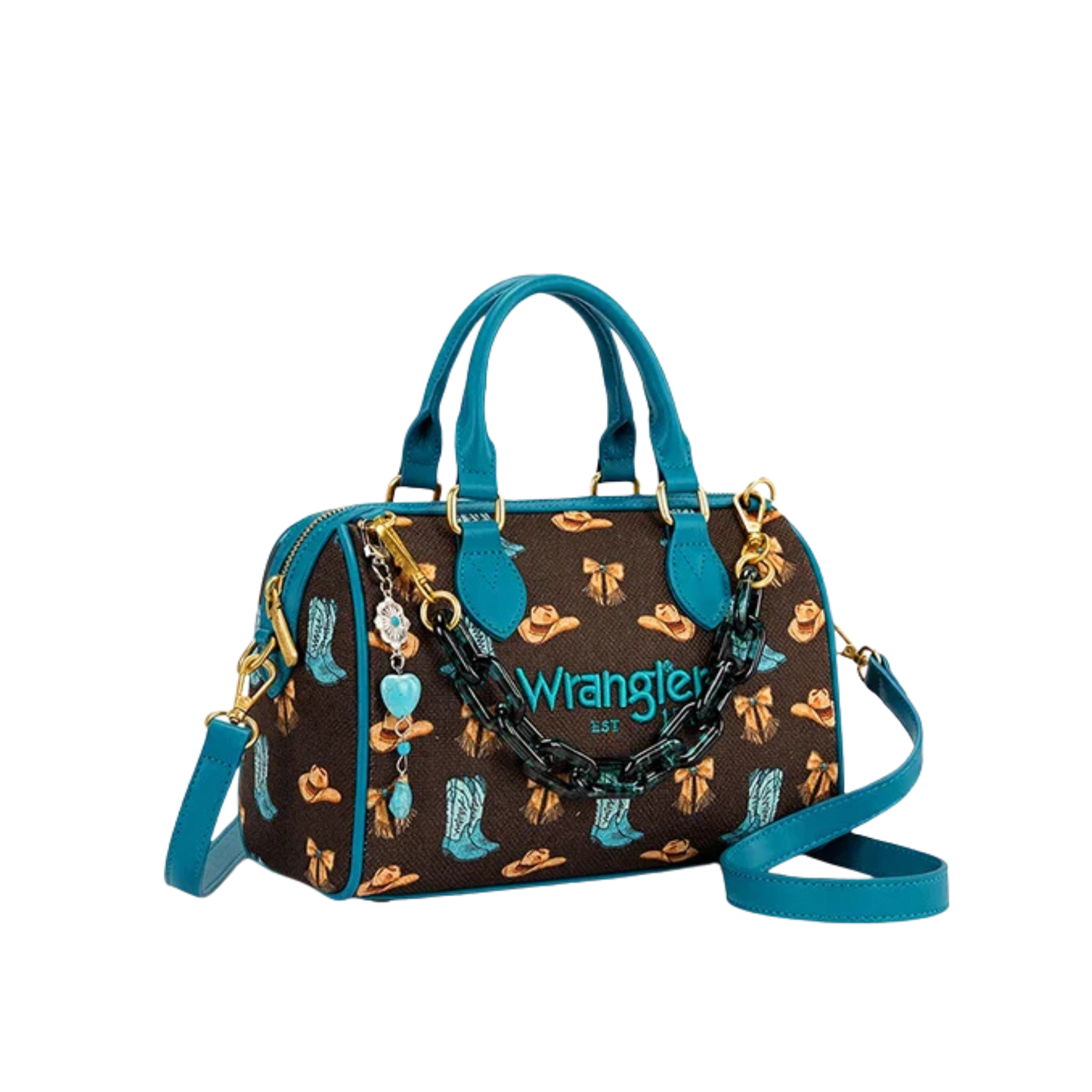 Wrangler Rodeo Icons Western Boston Bag