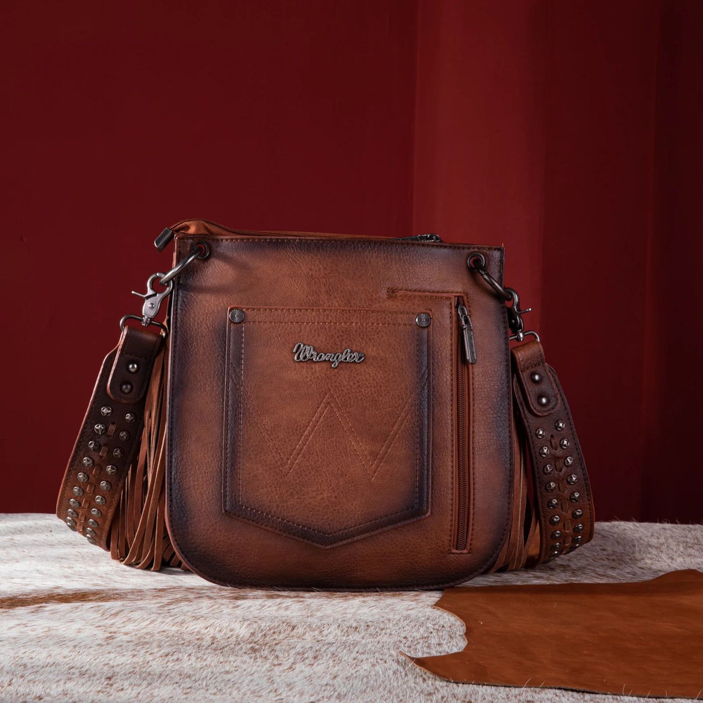 Wrangler Fringe Concealed Carry Crossbody Bag