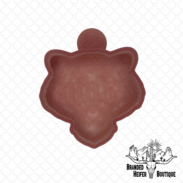 Feral Lion Head Freshie Mold