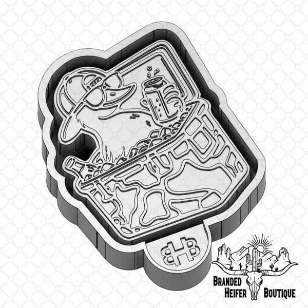 Cold Duckin’ Cooler Freshie Mold