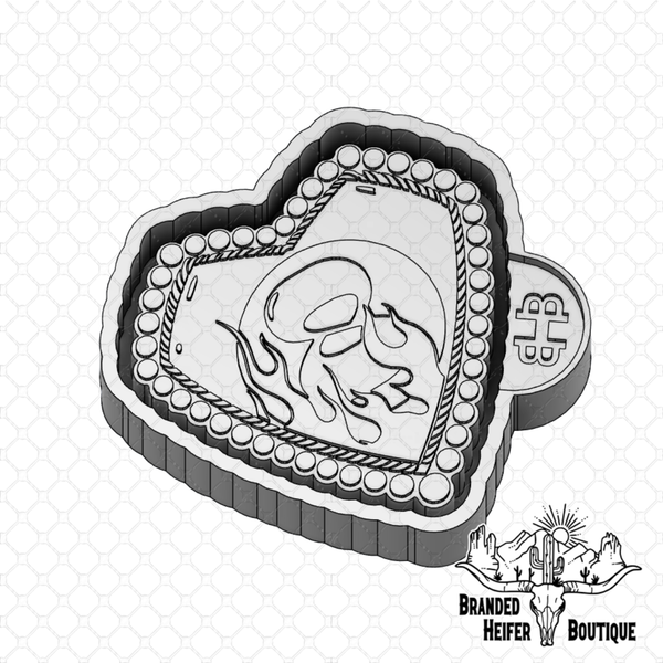 8 Ball Flame Freshie Mold