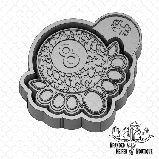 Lucky Eight Western Freshie Mold