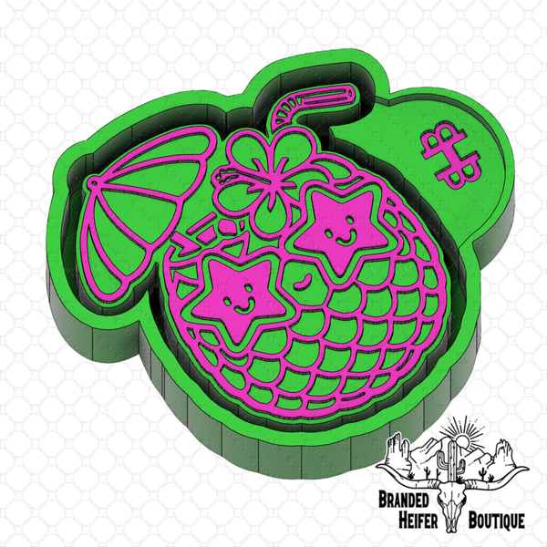 Pineapple Piña Colada Freshie Mold