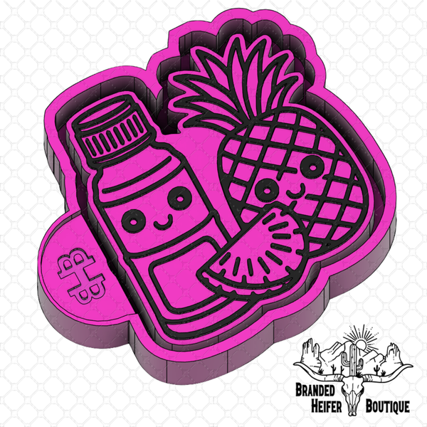 Tropical Sips Freshie Mold