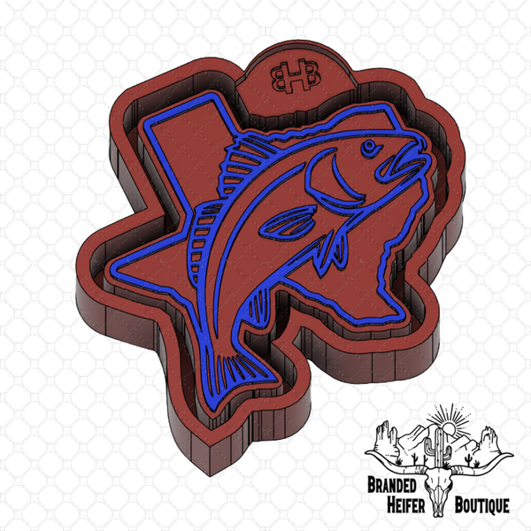 Texas Pro Fishing Freshie Mold