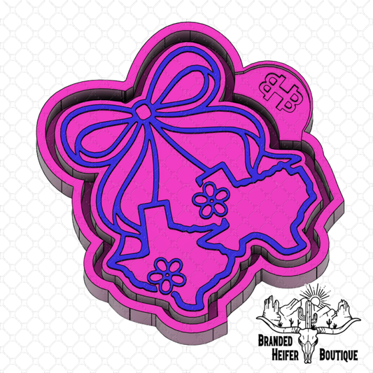 Texas Bow Babe Freshie Mold