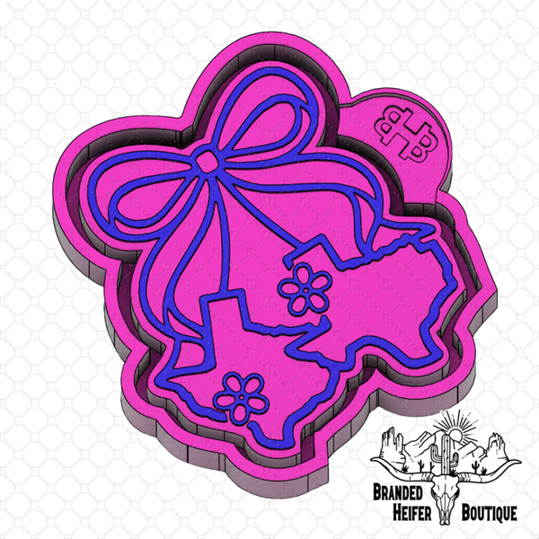 Texas Bow Babe Freshie Mold