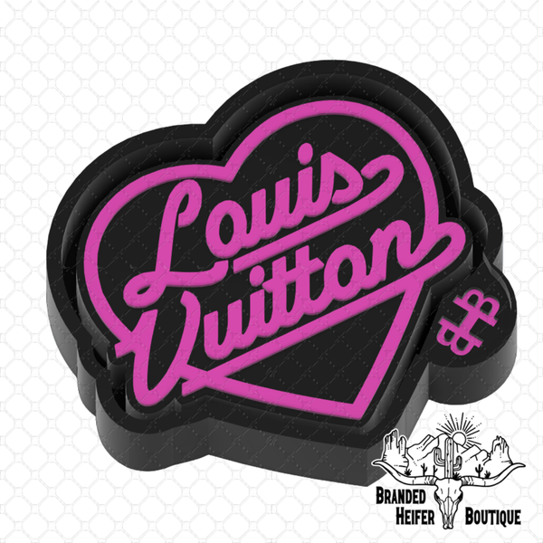 LV Heart Freshie Mold