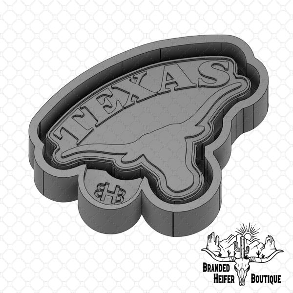 Texas Longhorn Freshie Mold