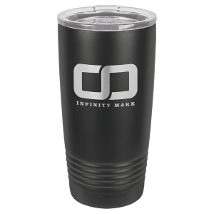 Custom Laser Engraved 20 oz Stainless Steel Tumbler - Single
