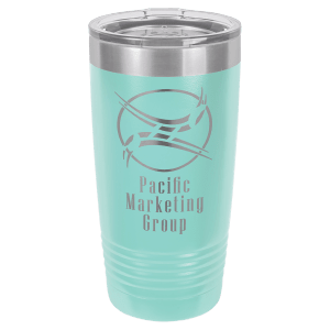 Custom Laser Engraved 20 oz Stainless Steel Tumbler - Single