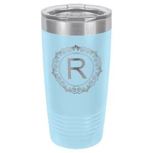 Custom Laser Engraved 20 oz Stainless Steel Tumbler - Single