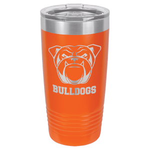 Custom Laser Engraved 20 oz Stainless Steel Tumbler - Single