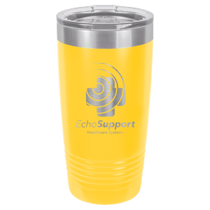 Custom Laser Engraved 20 oz Stainless Steel Tumbler - Single