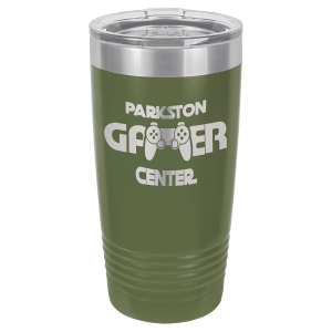 Custom Laser Engraved 20 oz Stainless Steel Tumbler - Single