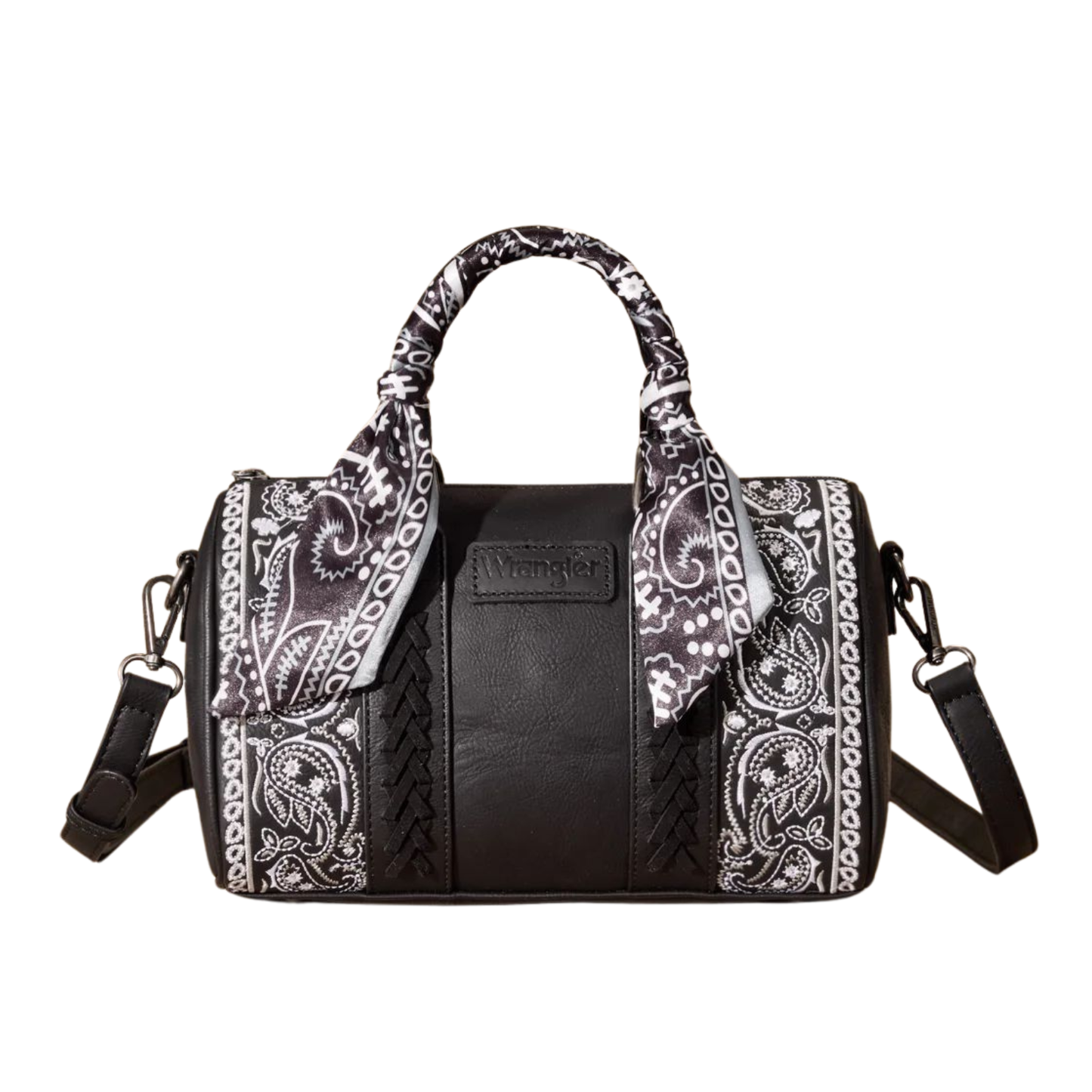 Wrangler Bandana Paisley Print Barrel Crossbody