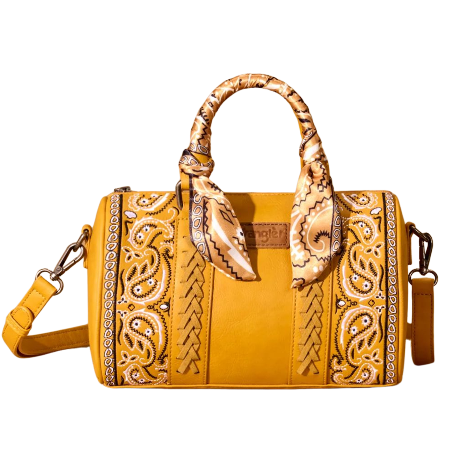 Wrangler Bandana Paisley Print Barrel Crossbody