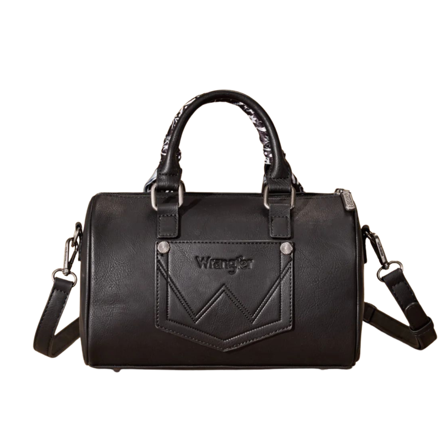 Wrangler Bandana Paisley Print Barrel Crossbody