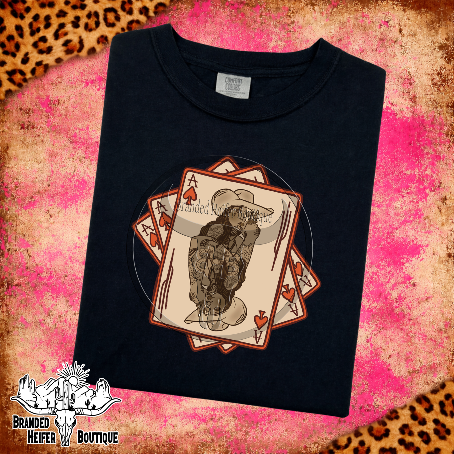 Ace of Spades Cowgirl T-Shirt